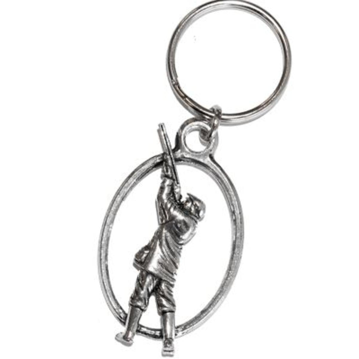 Bisley Pewter Keyring No.33 Shooter