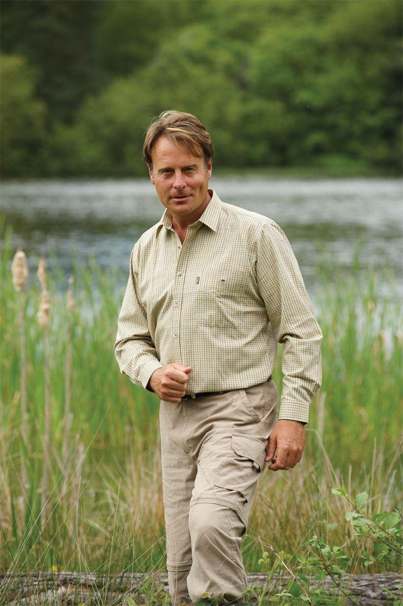 Bisley Cartmel Tattershall Beige Fine Check Shirt