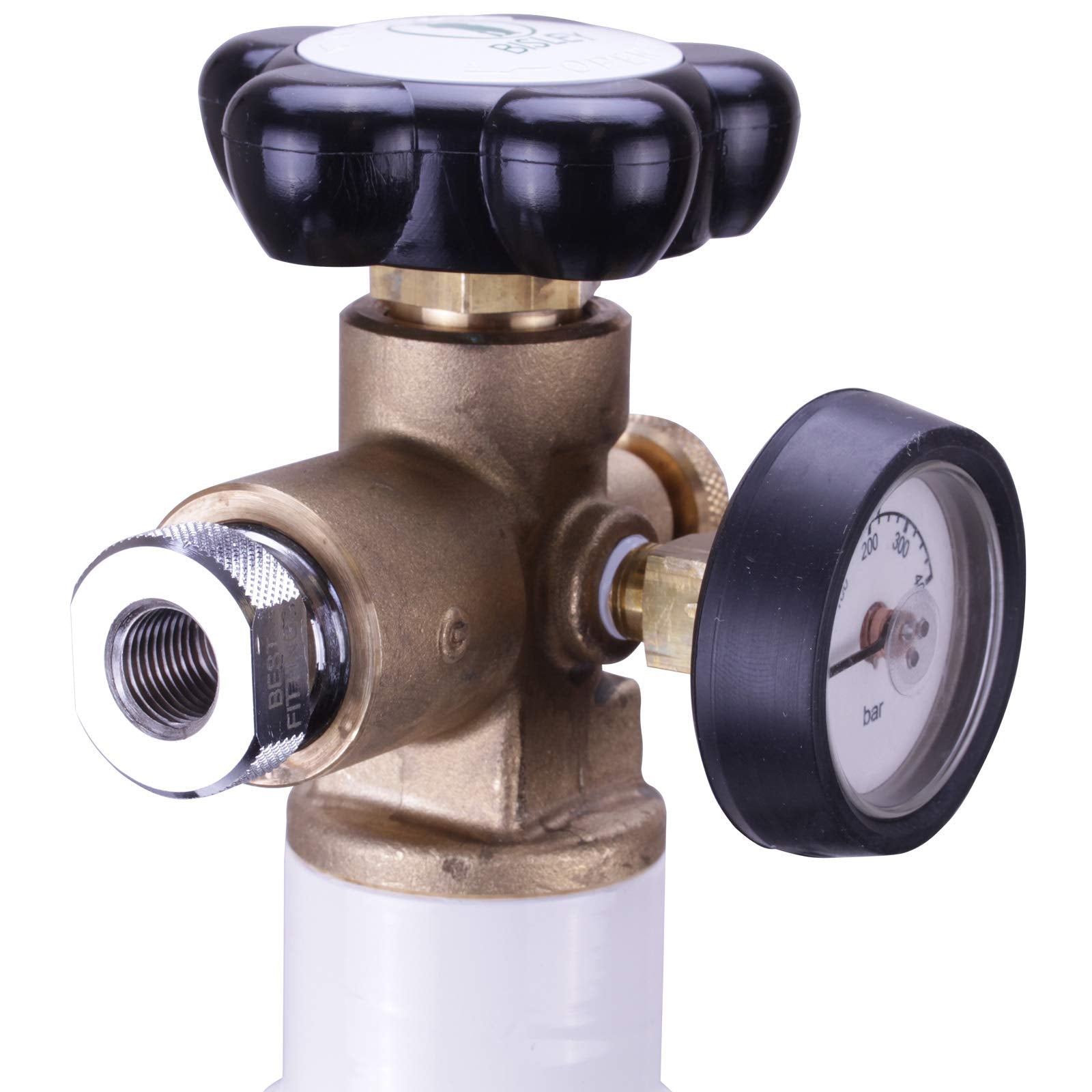 Bisley 5 Litre Air Rifle Pre Charged Pneumatic Filling Kit Bottle Hose With New Valve & Gauge PCP Bottle (Supplied Empty)