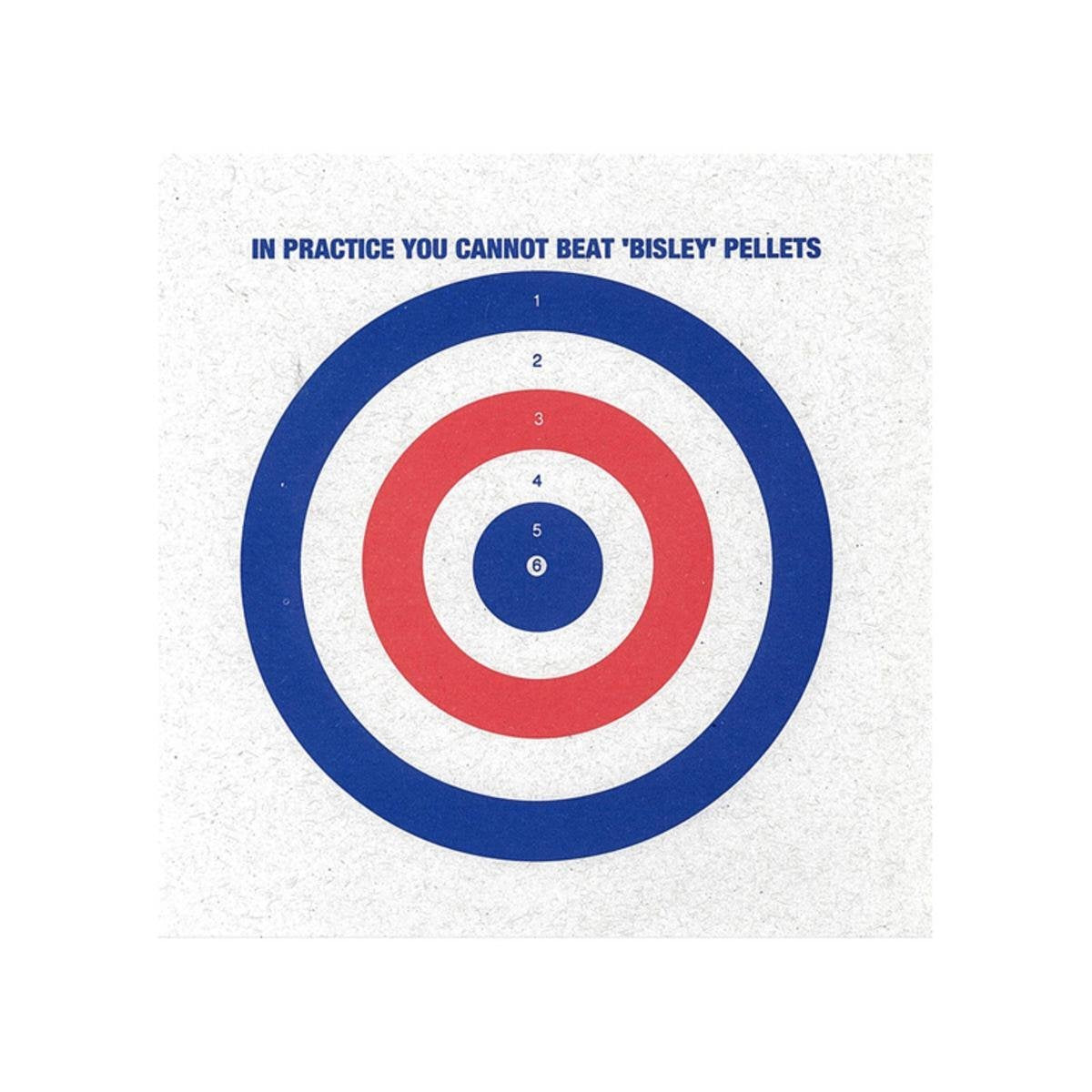 Bisley Colour Air Gun Rifle Targets 17X17Cm
