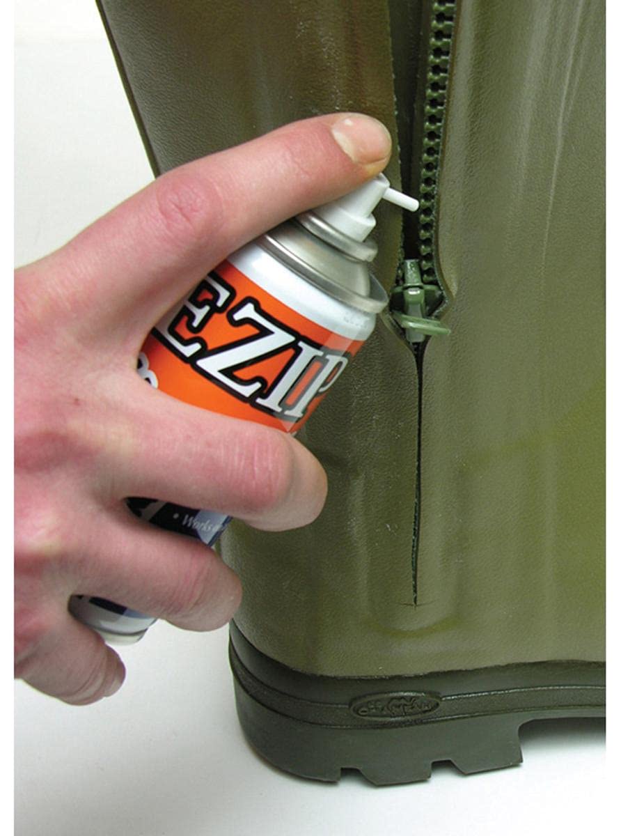 Napier EZIP - An aerosol spray to sort out sticky zips on shooting luggage, slips, holdalls, diving kit, clothing and, of course, wellingtons