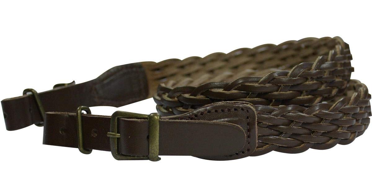 Bisley Plaited Sling Brown Leather