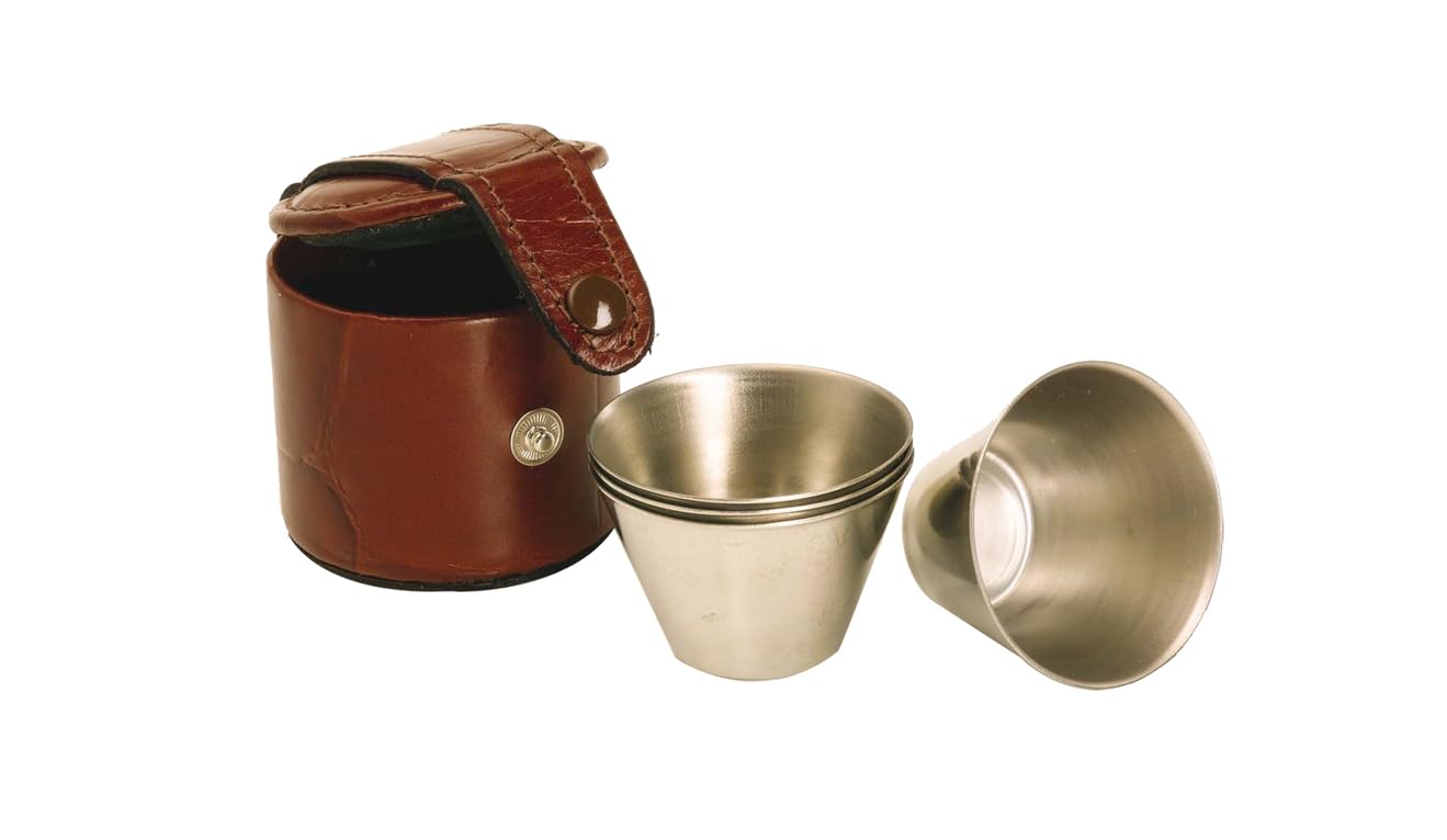 Bisley 1oz Cup Set of 4 Silver