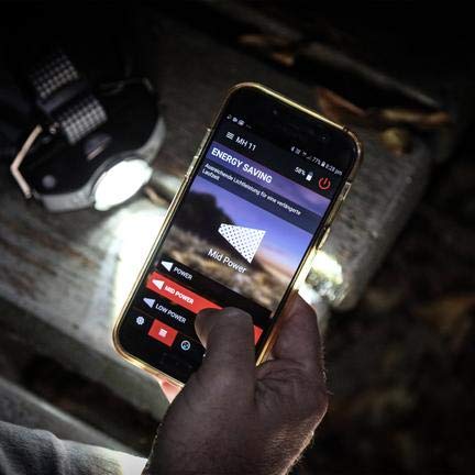 Ledlenser MH11 - Rechargeable Outdoor LED Bluetooth Head Torch, Super Bright 1000 Lumens Headlamp, 320 Meter Focus, Camping, Hiking Head Torch Rechargeable, Up to 100 Hours Running Time