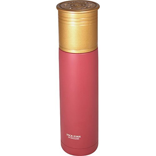 Jack Pyke Cartridge Flask 500ml NEW Red Colour Stainless Steel by Jack Pyke