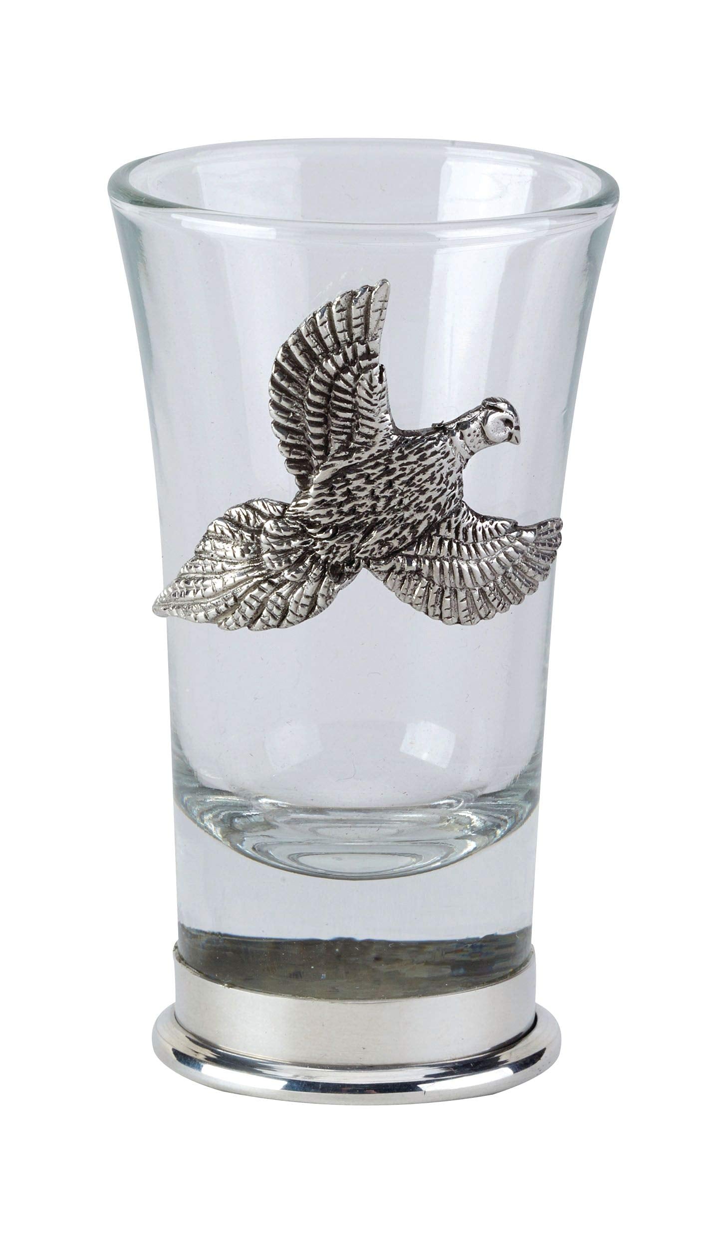 Pheasant 1-10 Numbered Shot Glasses Cups Shooting Gift Boxed