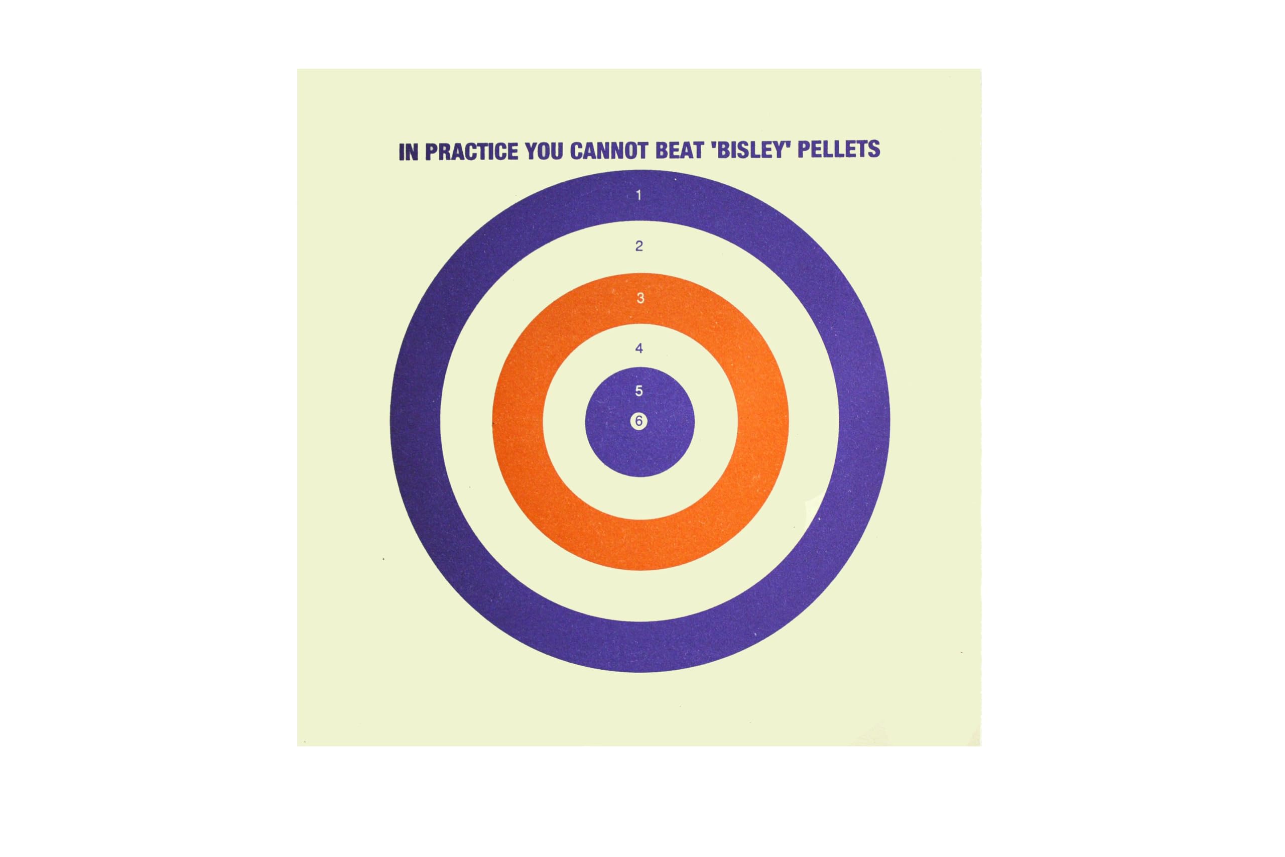 Bisley 17cm Coloured Targets 1 pack of 200