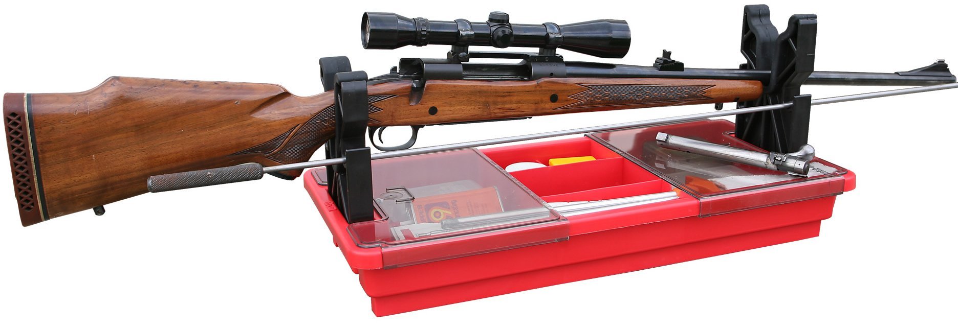 MTM RMC-1-30 Portable Rifle & Maintenance Center, USA Made, Red
