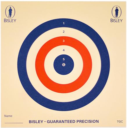 Bisley 17cm Coloured Targets 1 pack of 200