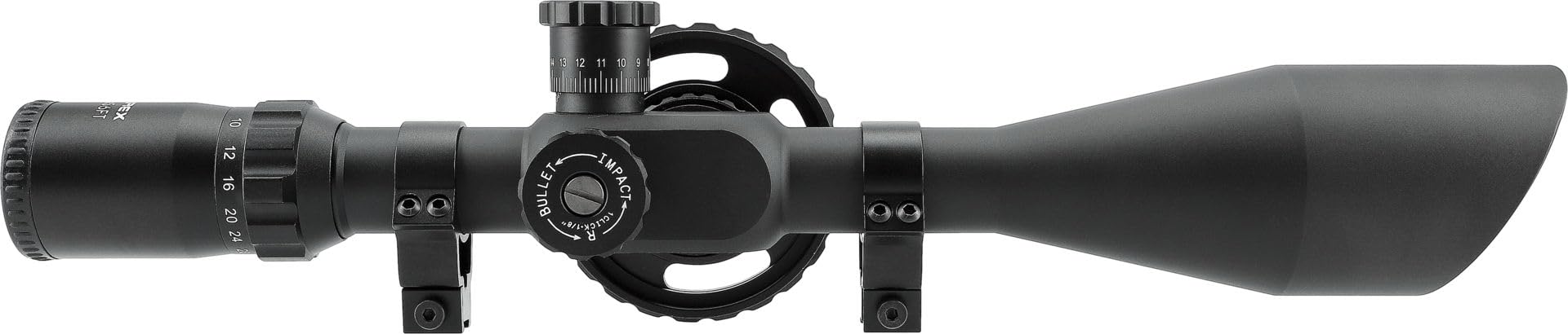 Walther FT 8-32x56 Riflescope With SideWheel PX + 11mm (3/8") Airgun / .22 Rimfire Mounts 2.1525