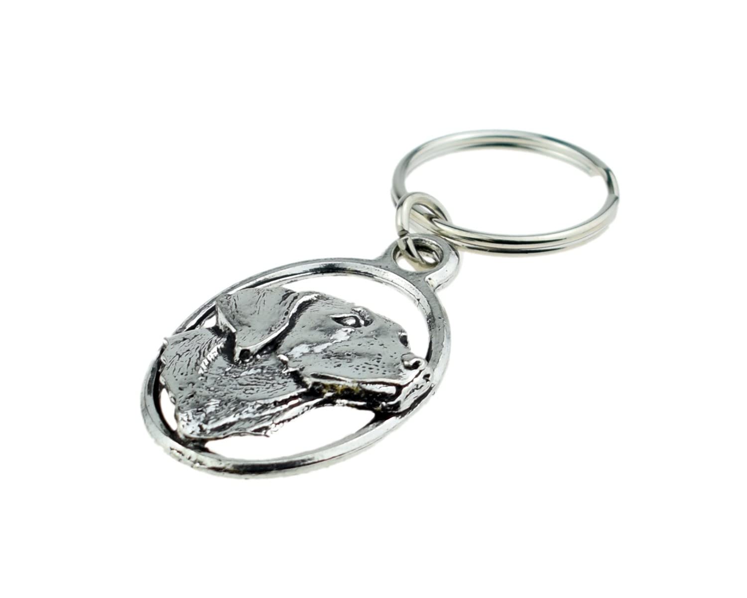 Pewter Labrador Key Ring