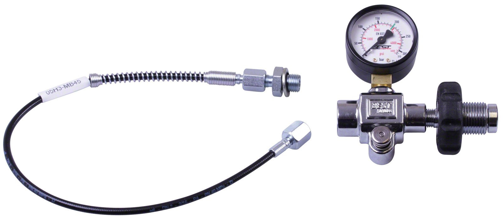 Best Fittings DIN PCP Air Gun Rifle Charger Filling Charging Adaptor Hose Gauge