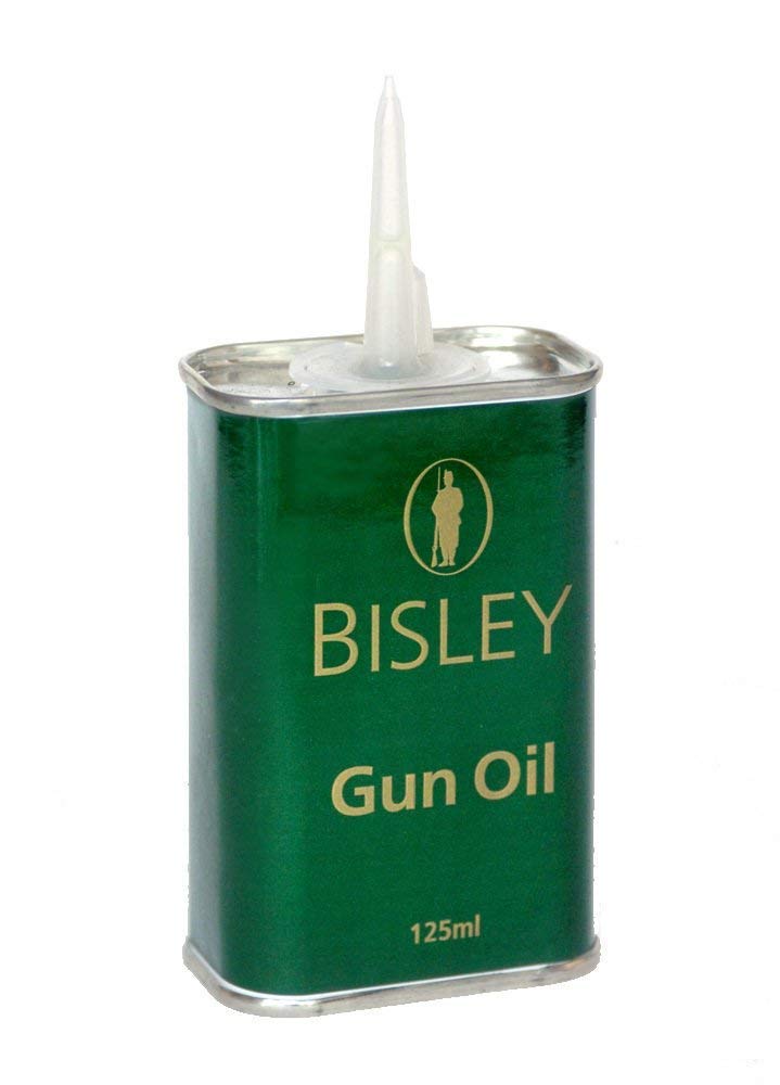 Bisley 125ml GUN OIL Spout Can Tin Shotgun Rifle Air Rifle Pistol Lubricant