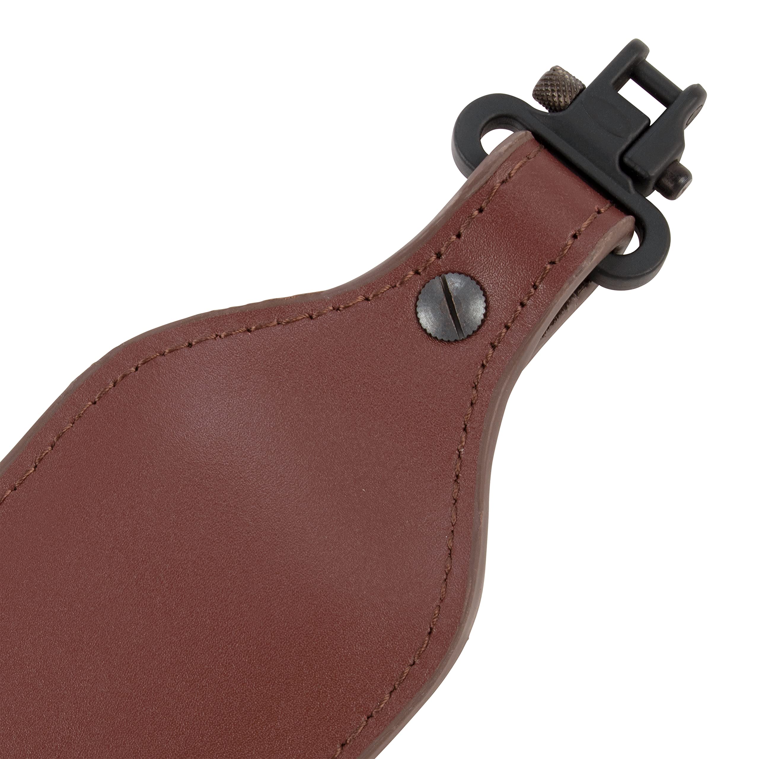 Allen Company 8145 Cobra Padded Sling with Deer Head Embossed with Swivels, Burgundy-Brown, One Size