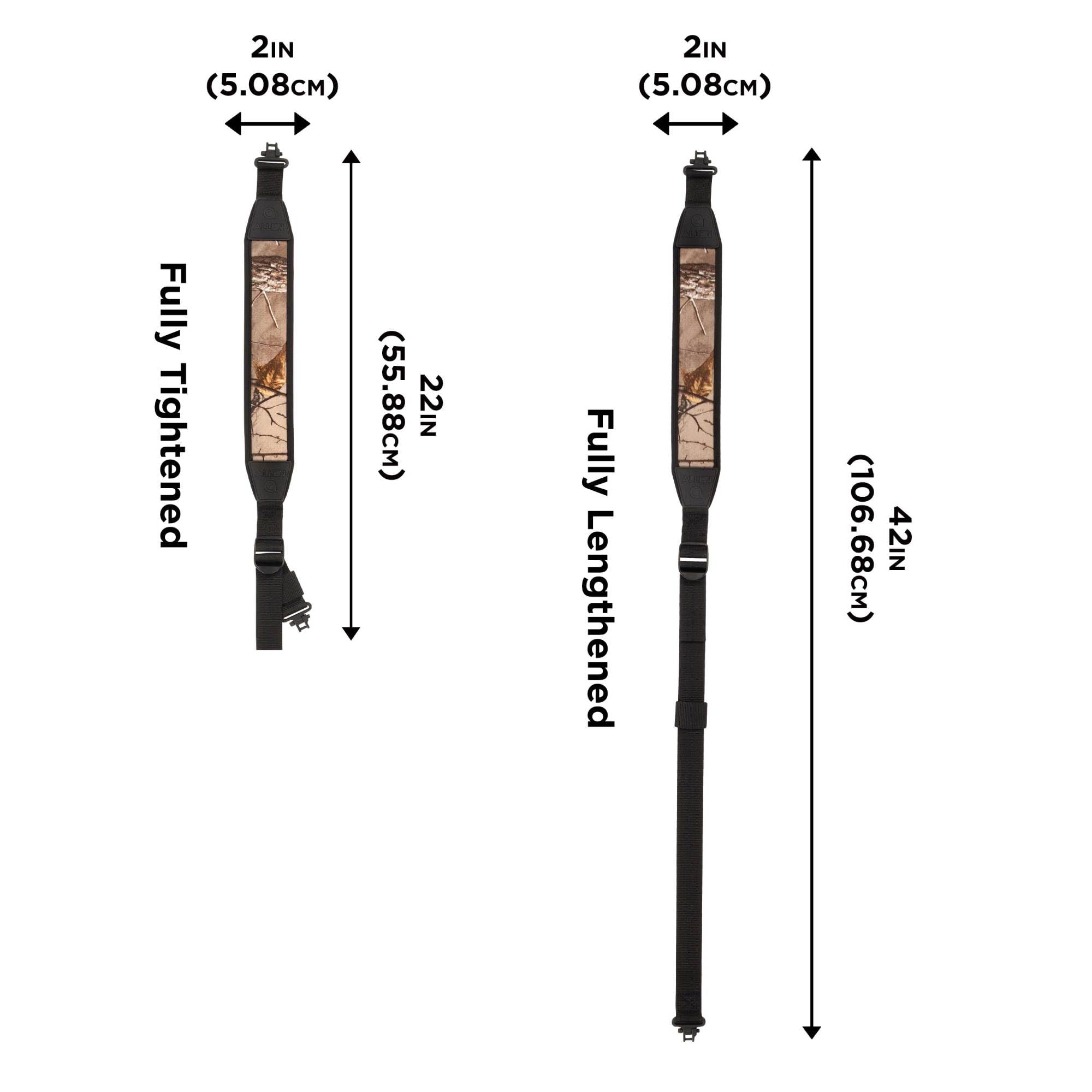 Allen Cascade Neoprene Rifle Sling with Swivels