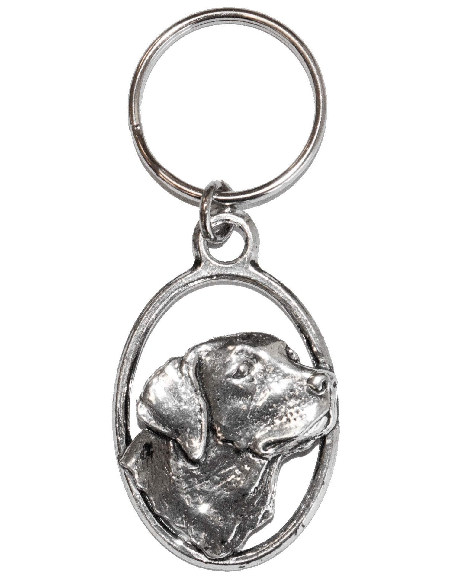 Pewter Labrador Key Ring