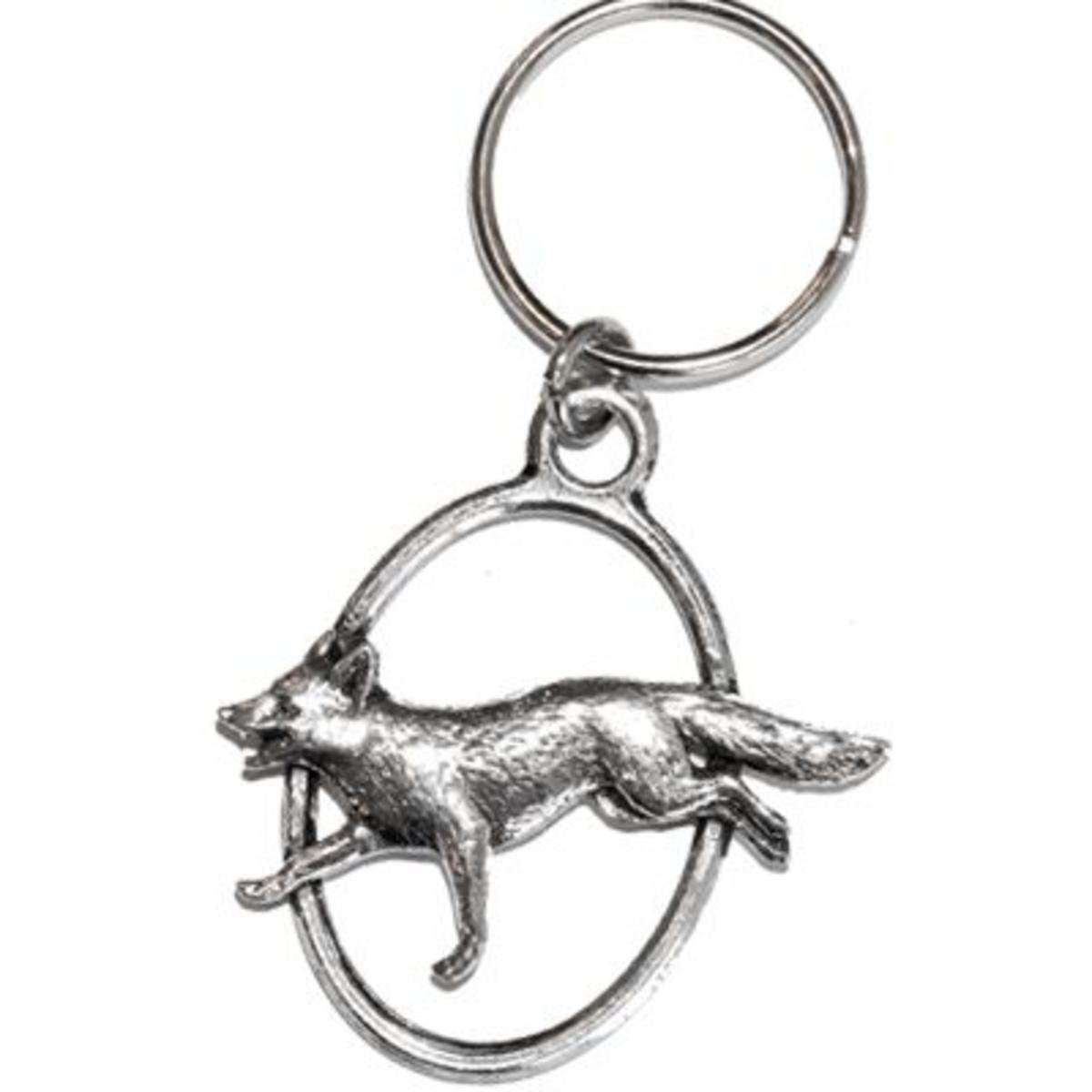 Bisley Pewter Keyring No.27 Fox Men's