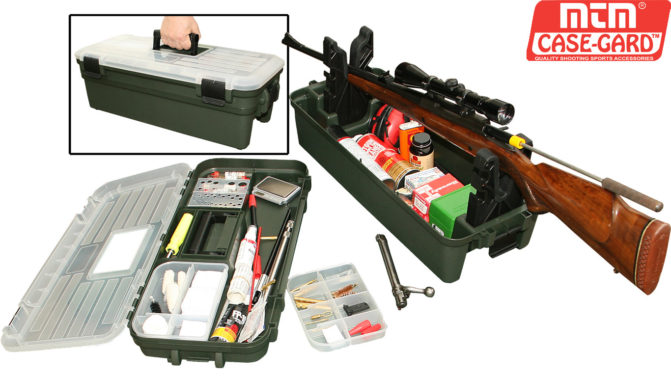 MTM Casegard Shooting Range Box (GREEN)