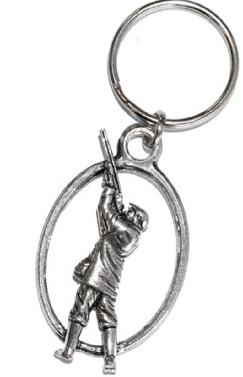 Bisley Pewter Keyring No.33 Shooter