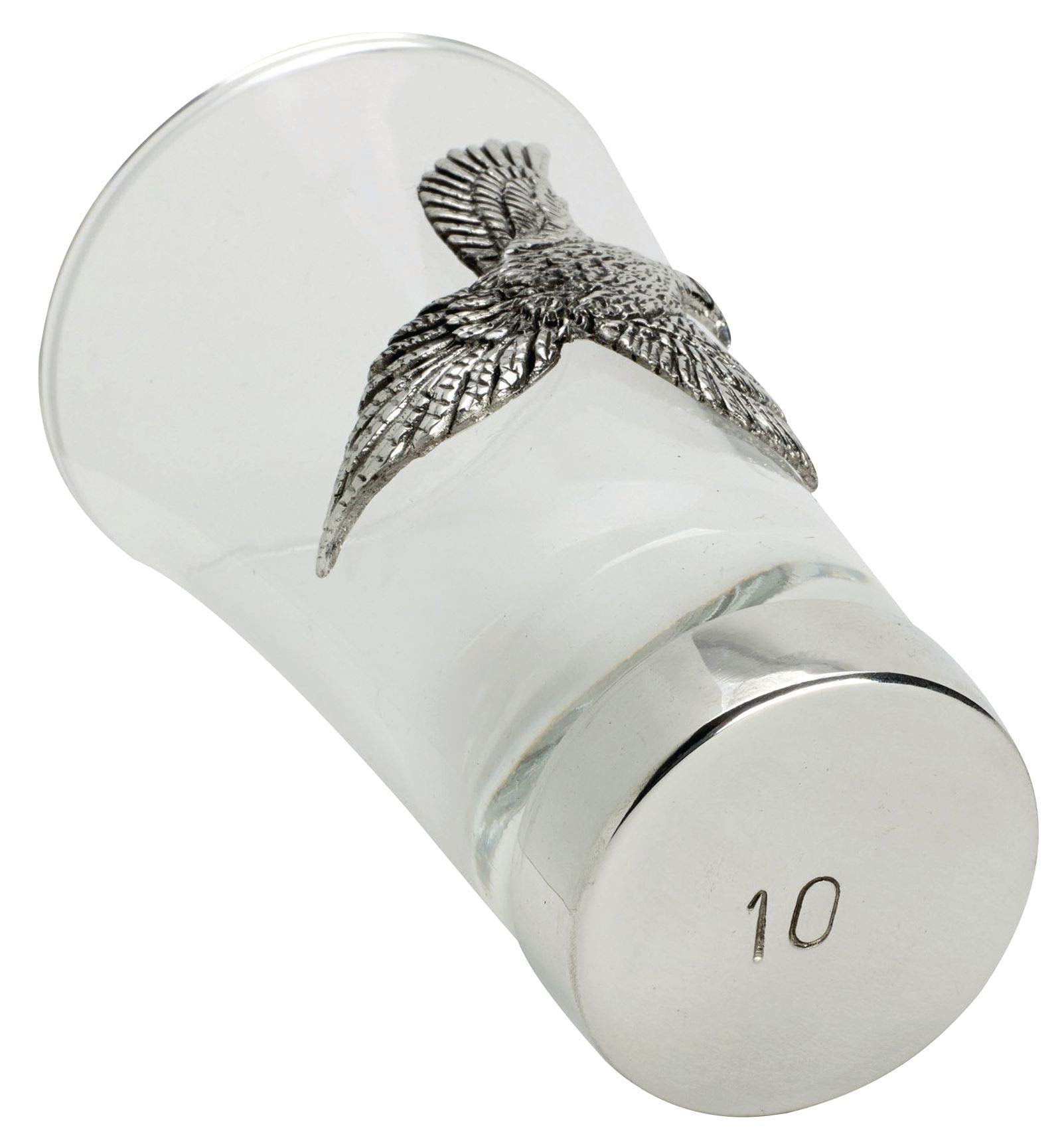 Pheasant 1-10 Numbered Shot Glasses Cups Shooting Gift Boxed