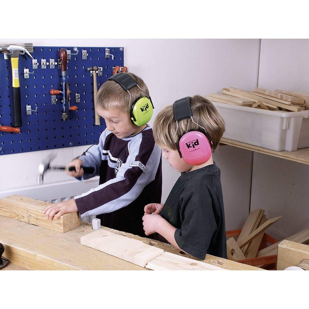 3M Peltor Kid KIDV Capsule Protector 27 dB Pack of 1, Neon Green