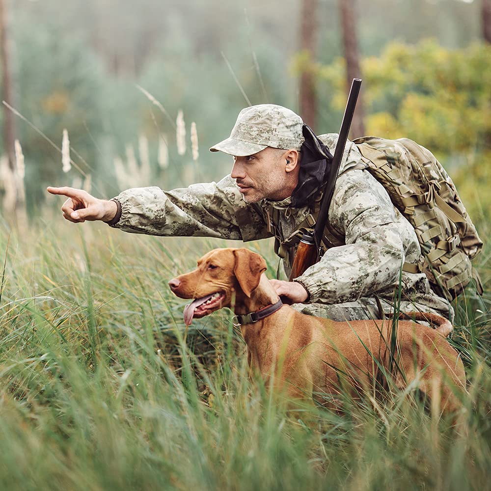 Pluggerz Earplugs Shoot - 2 Pairs (S/M M/L) - Reusable - Soft & Comfortable - Filtered - 26 dB - Shooting Sports - Hunting - Fireworks - Prevents Ear Pain/Damage