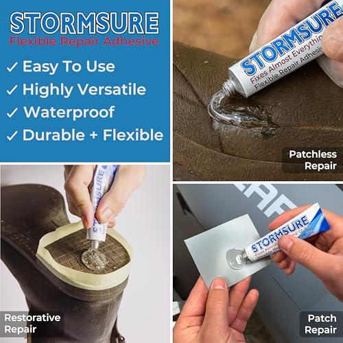 Stormsure Waders & Boot Repair Adhesive: 15g (Clear) - Durable Glue for Boots and Wader Repairs