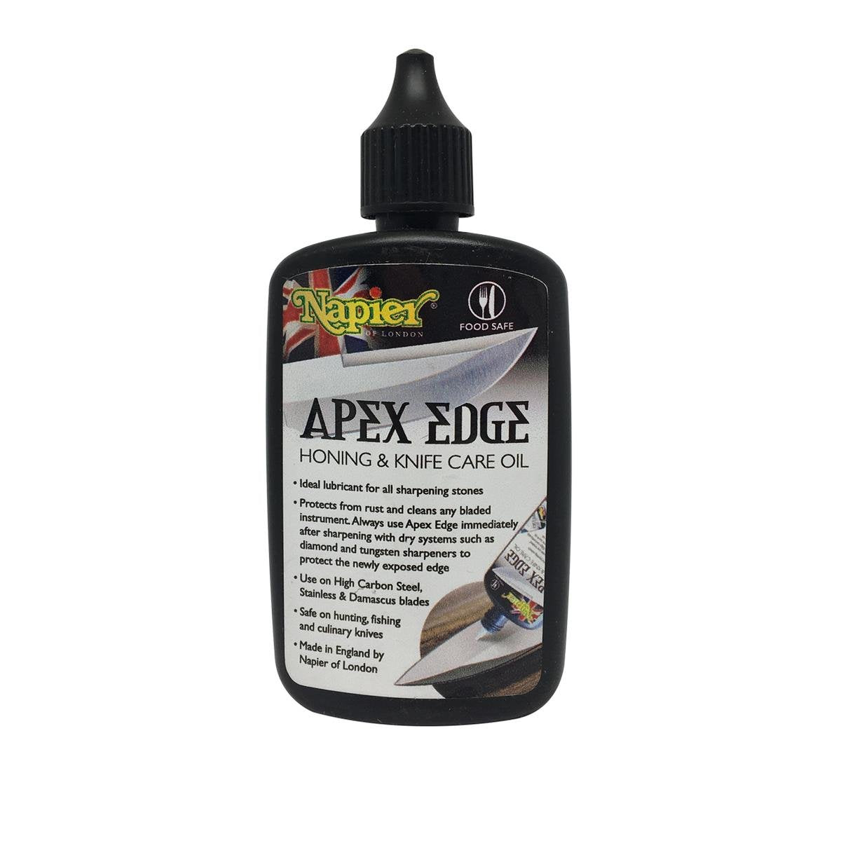 Napier Apex Edge 70ml Dropper Bottle Black