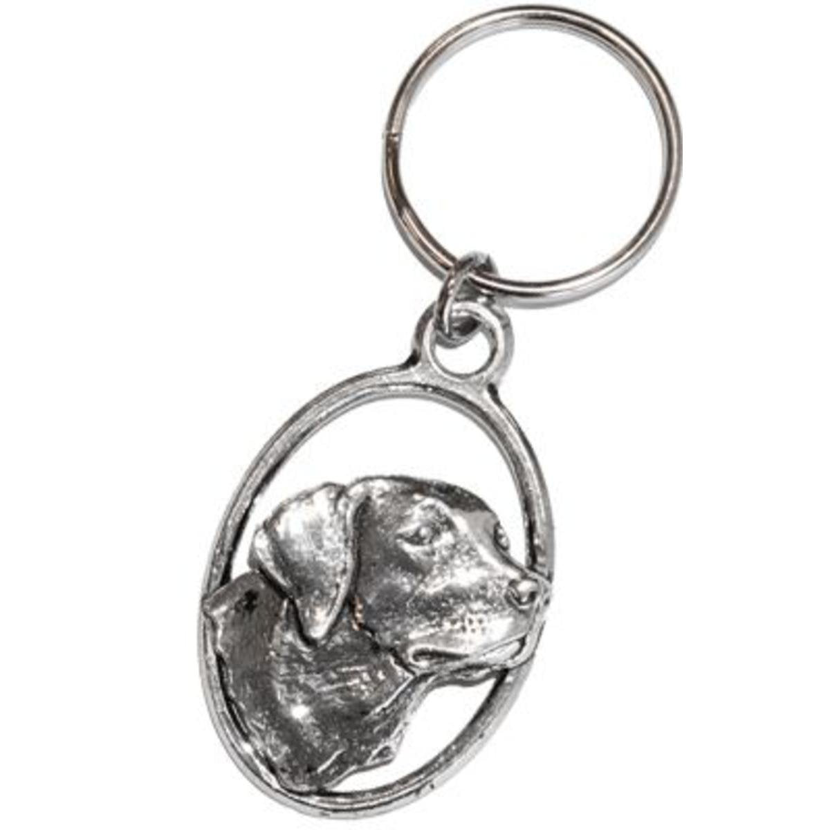 Bisley Pewter Keyring No.11 Labrador
