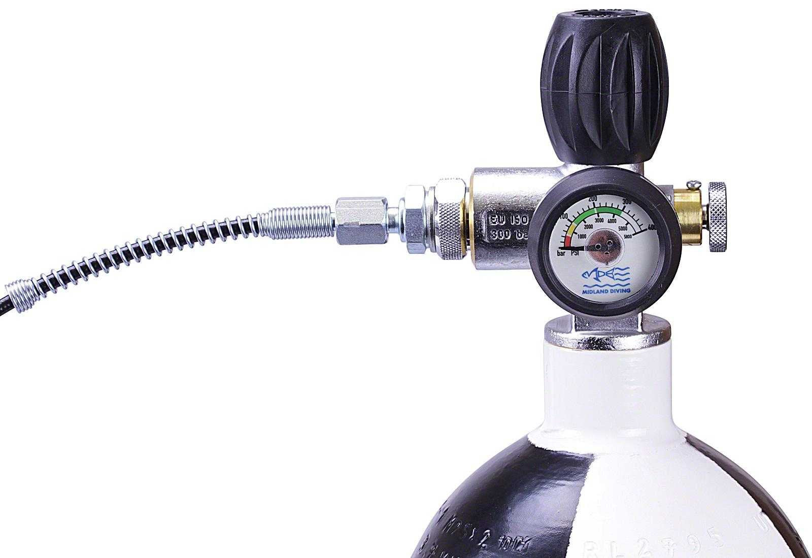 3 Litre Air Rifle Bisley Pre Charged Pneumatic Filling Kit Bottle Hose Valve & Gauge PCP Divers Bottle