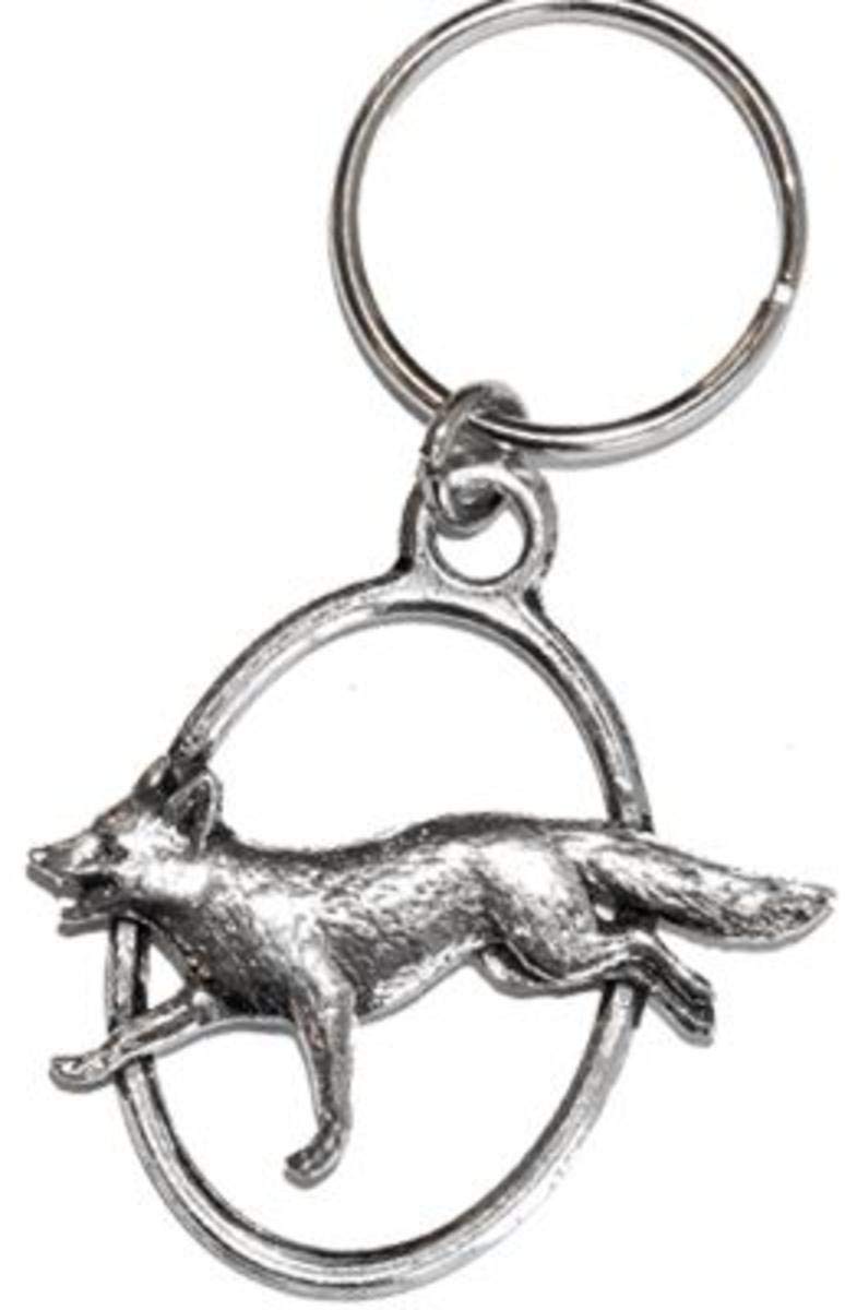 Bisley Pewter Keyring No.27 Fox Men's