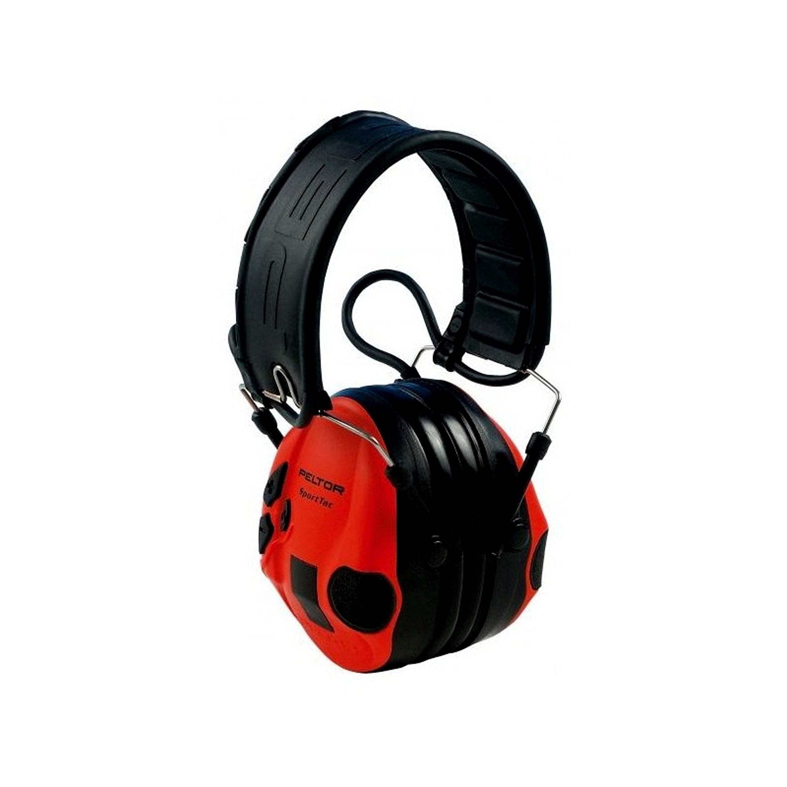 Peltor SportTac Headset, Orange, Earmuff, Adults, Noise Cancellation, Modern Style