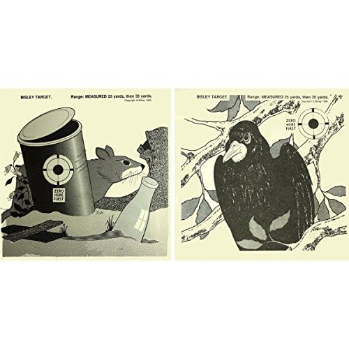 Ammo North West Ltd Bisley 17cm Vermin Double Sided Targets Grade 1 Pack of 1000