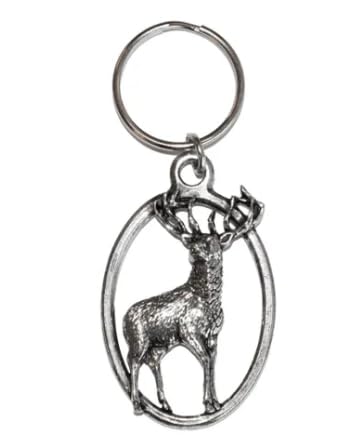 Ammo North West Ltd Bisley Pewter Keyring Stag