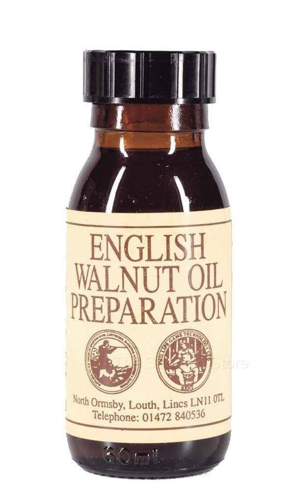 Henge Ltd ENGLISH WALNUT OIL PREPERATION BY PHILLIPS 60ML GUNSMITH STOCK REPAIR MAINTAIN 148