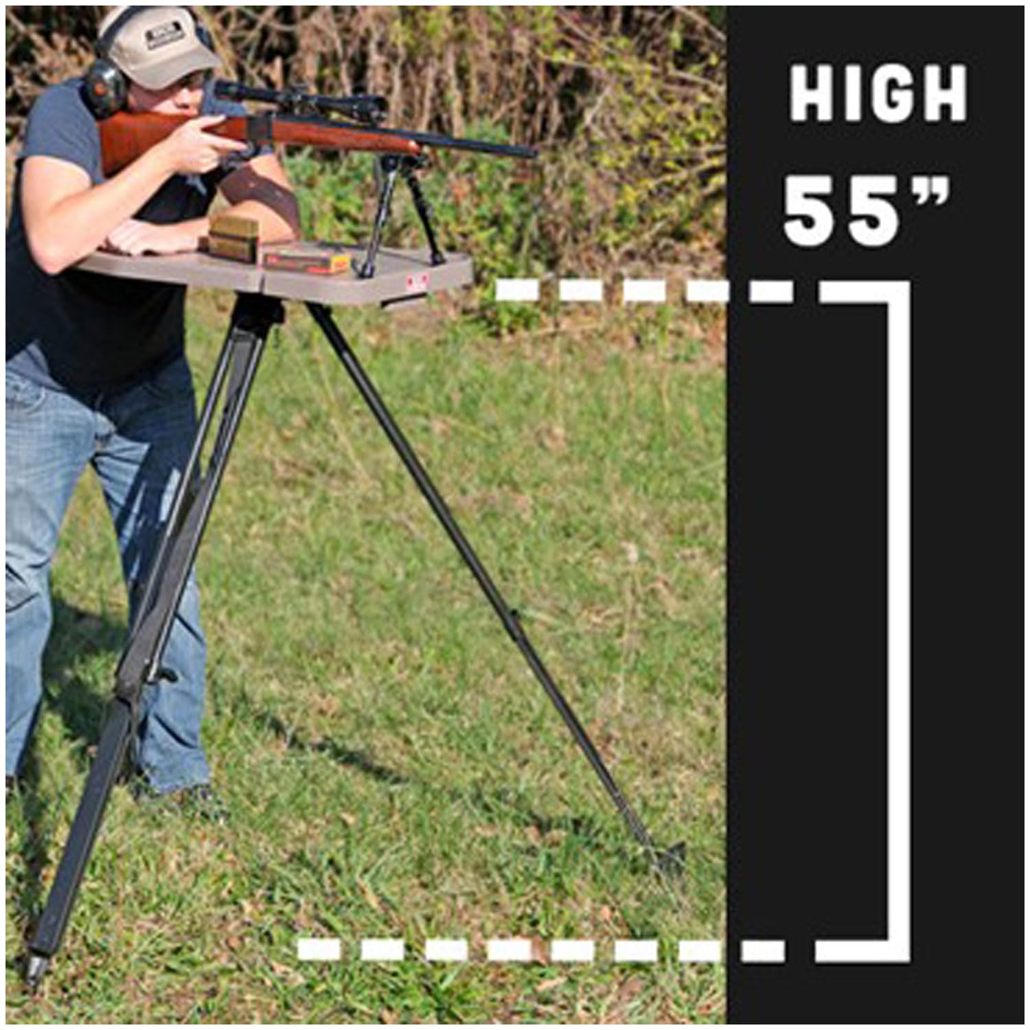 MTM Casegard Hi-Low Shooting Table