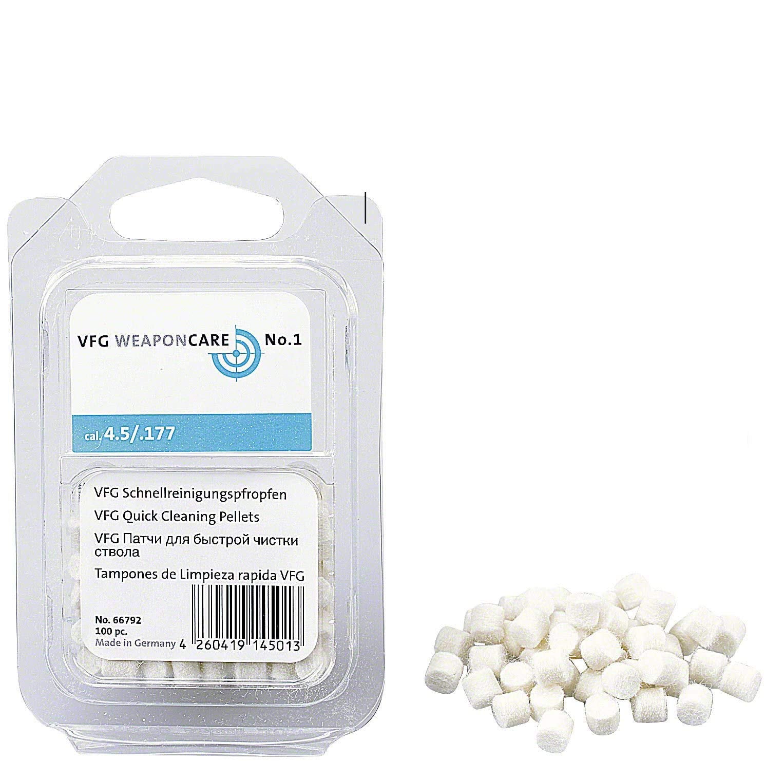 VFG Quick Cleaning Felt Cleaning Pellets [.177] [100] 66792