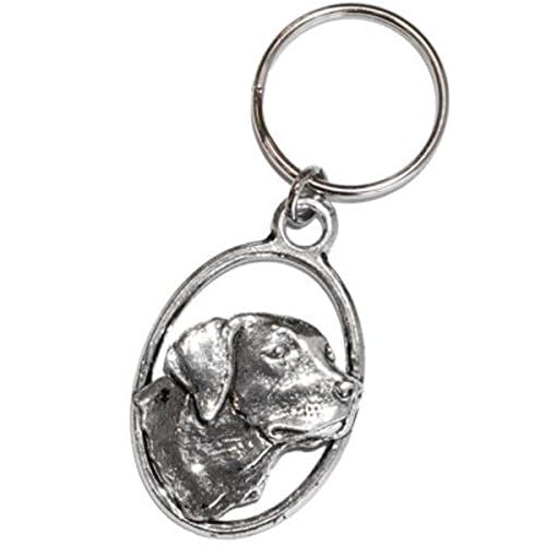 Ammo North West Ltd Bisley Pewter Keyring Labrador