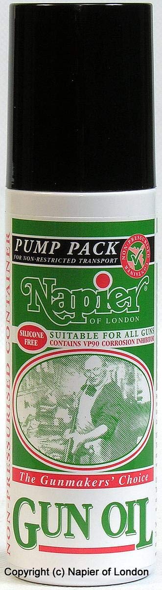 Napier Gun Oil & Gun Cleaner Lubricant VP90 Shotgun Rifle (Gun Oil 175ml)