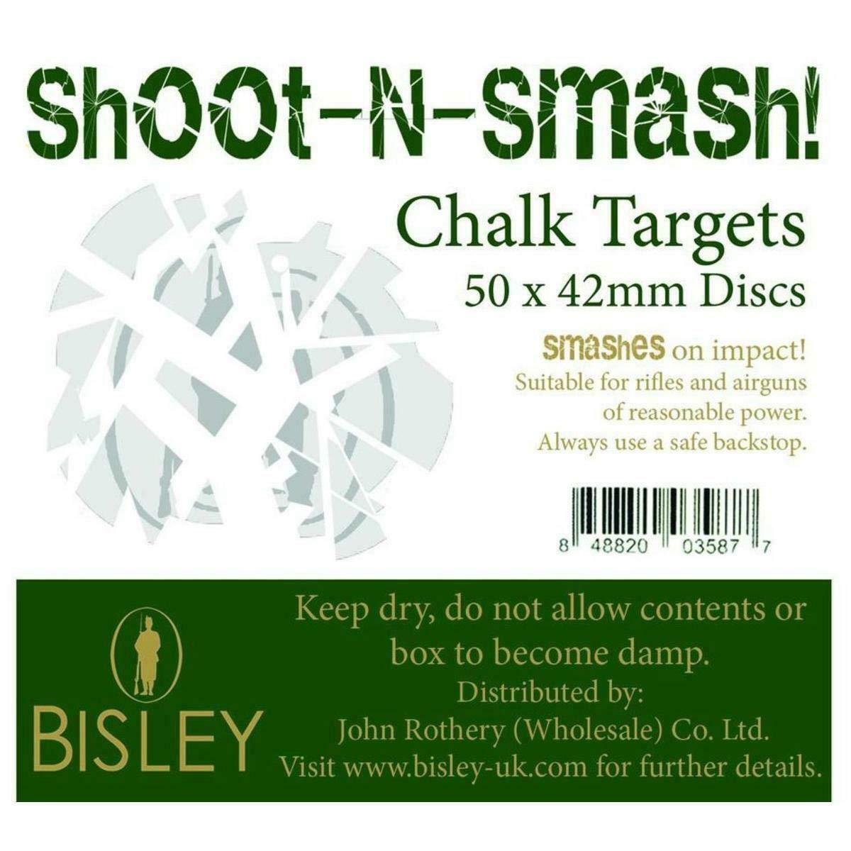 Bisley Shoot N smash chalk targets