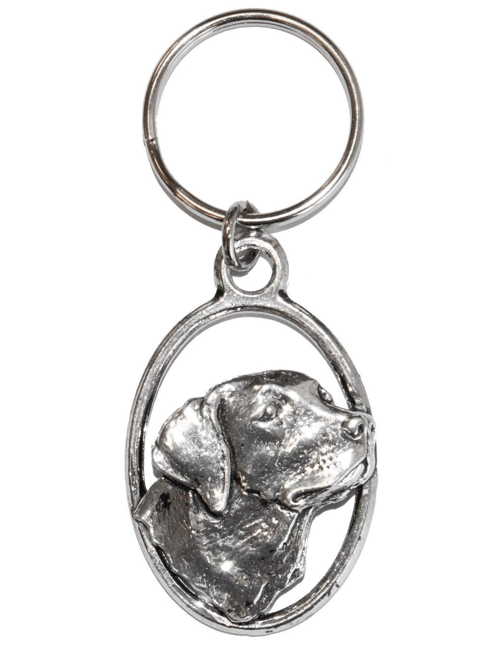 Pewter Labrador Key Ring