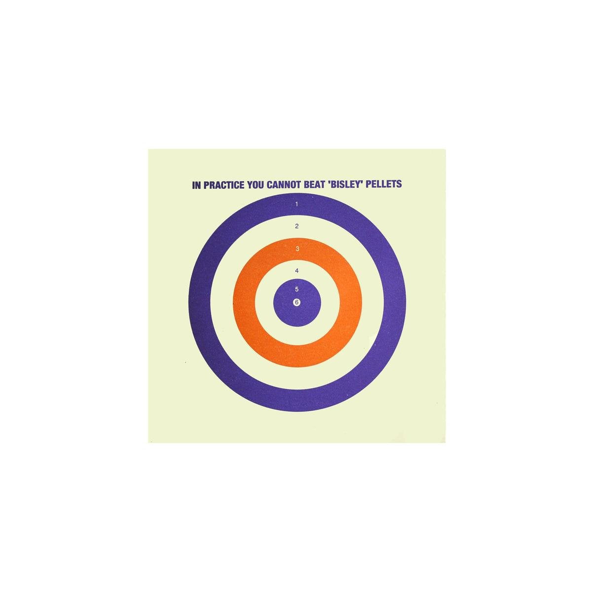 Bisley 17cm Coloured Targets Grade 1 Trade Pack Of 1 000