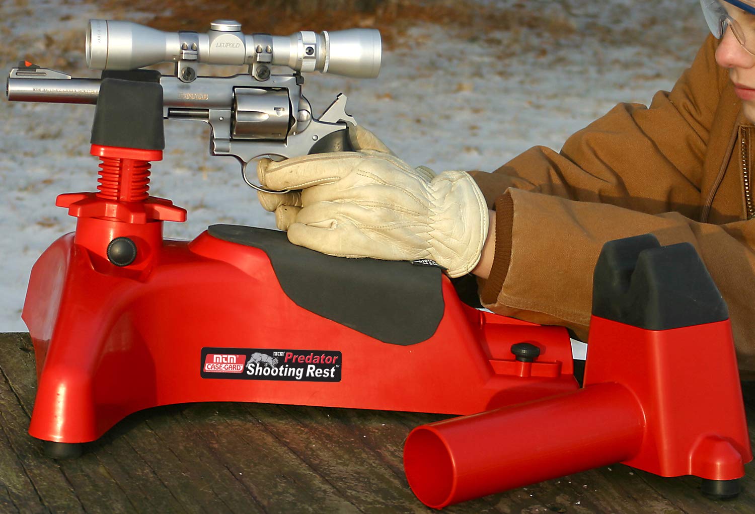 MTM PSR-30 Predator Shooing Rest for Rifle & Handguns, USA Made, Red