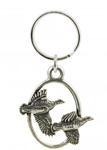 Ammo North West Ltd Bisley Pewter Keyring Partridge