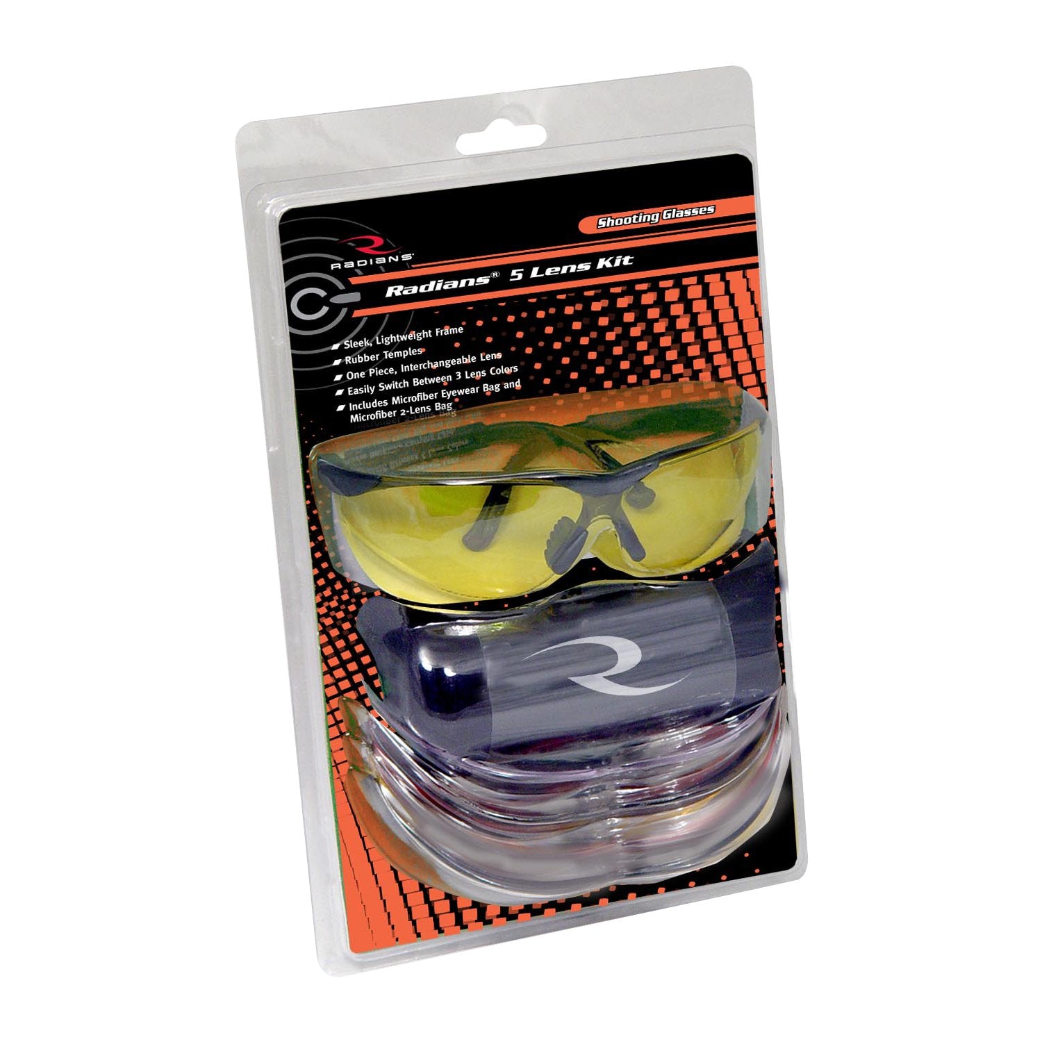 Radians ra5skse-cs CE – Protective Glasses with Interchangeable Lenses Kit