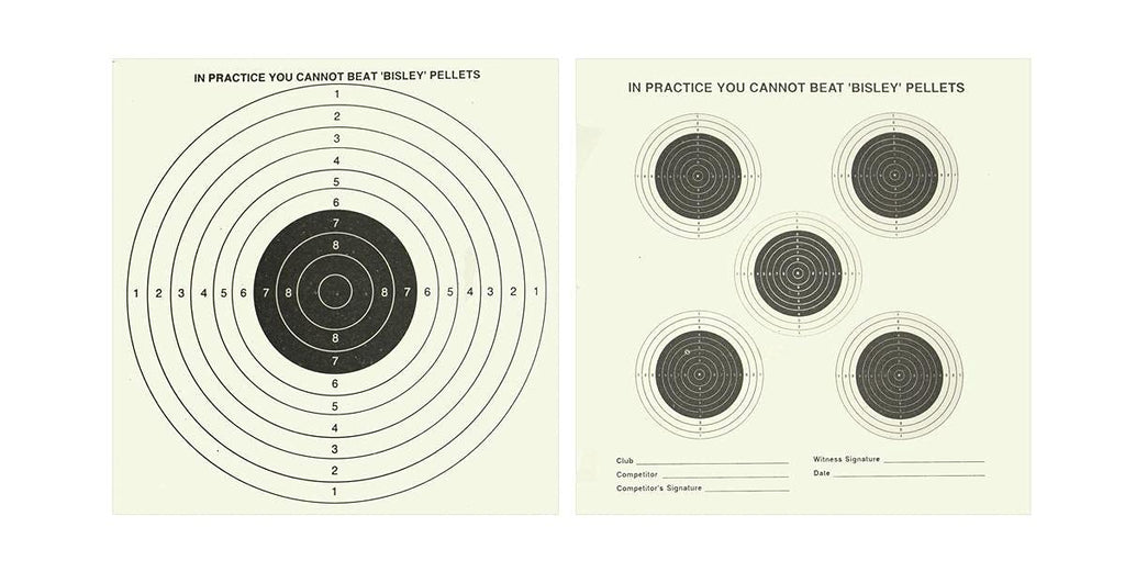 Bisley 14cm Standard Targets Grade 1 Pack Of 1000 Loose