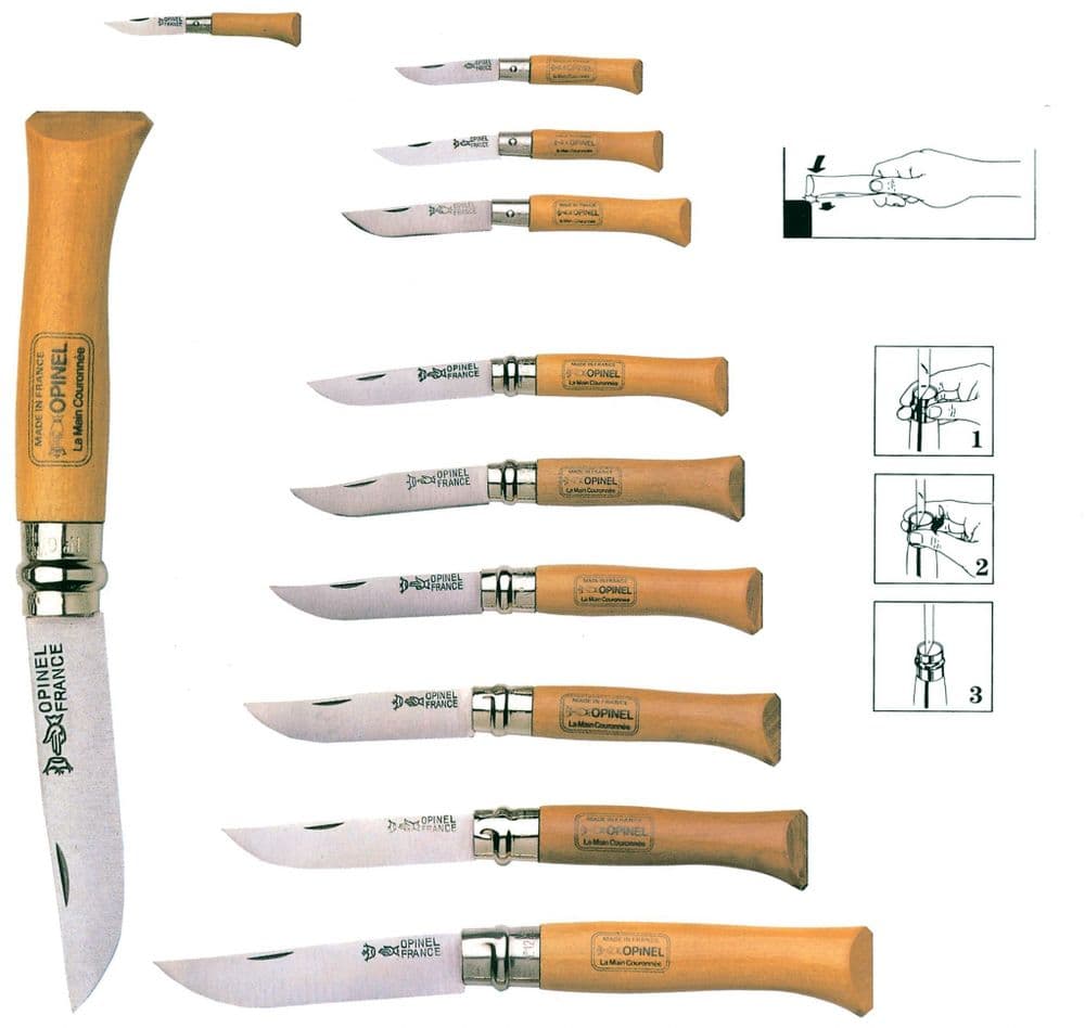 Opinel Knife Carbon No8