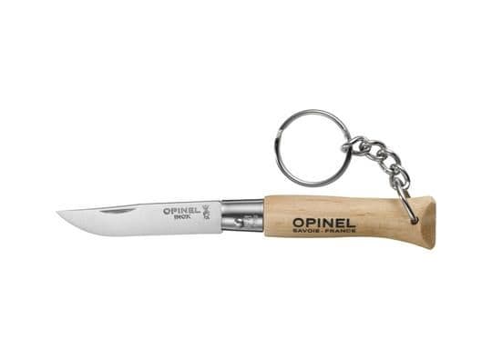 Opinel No.4 Classic Originals Non Locking Stainless Steel Keyring Knife